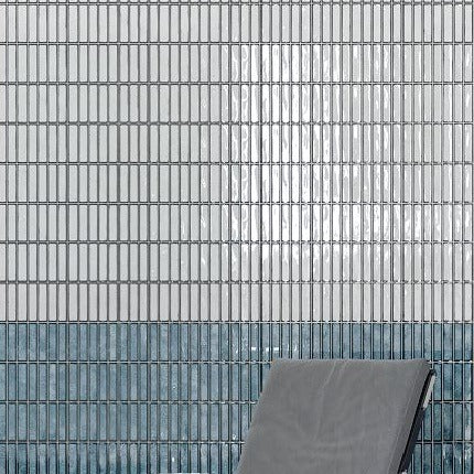 Cut Sample: Domino White Kit Kat Tiles