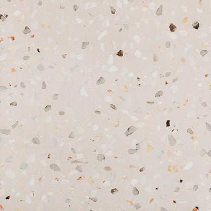 Doria Beige Terrazzo Porcelain Tile - Rectified