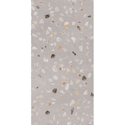 Doria Grey Large Terrazzo Tiles