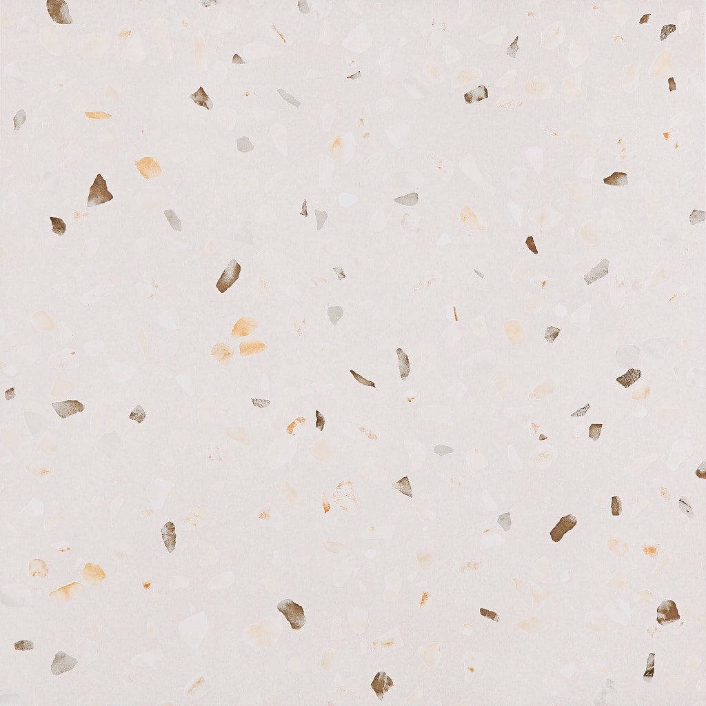 Doria Terrazzo White Tiles - Rectified