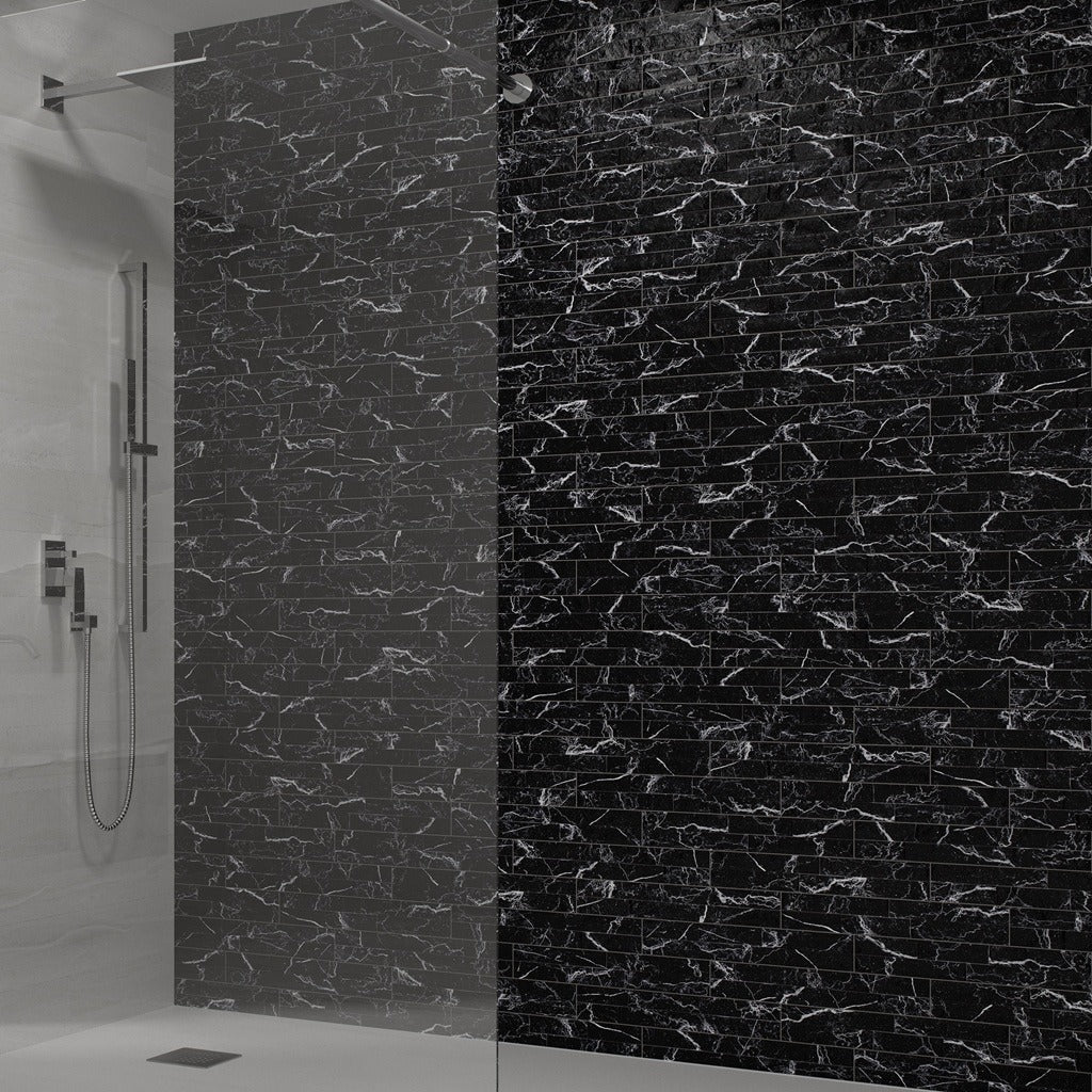 Dorset Black Marble Effect Wall Tiles