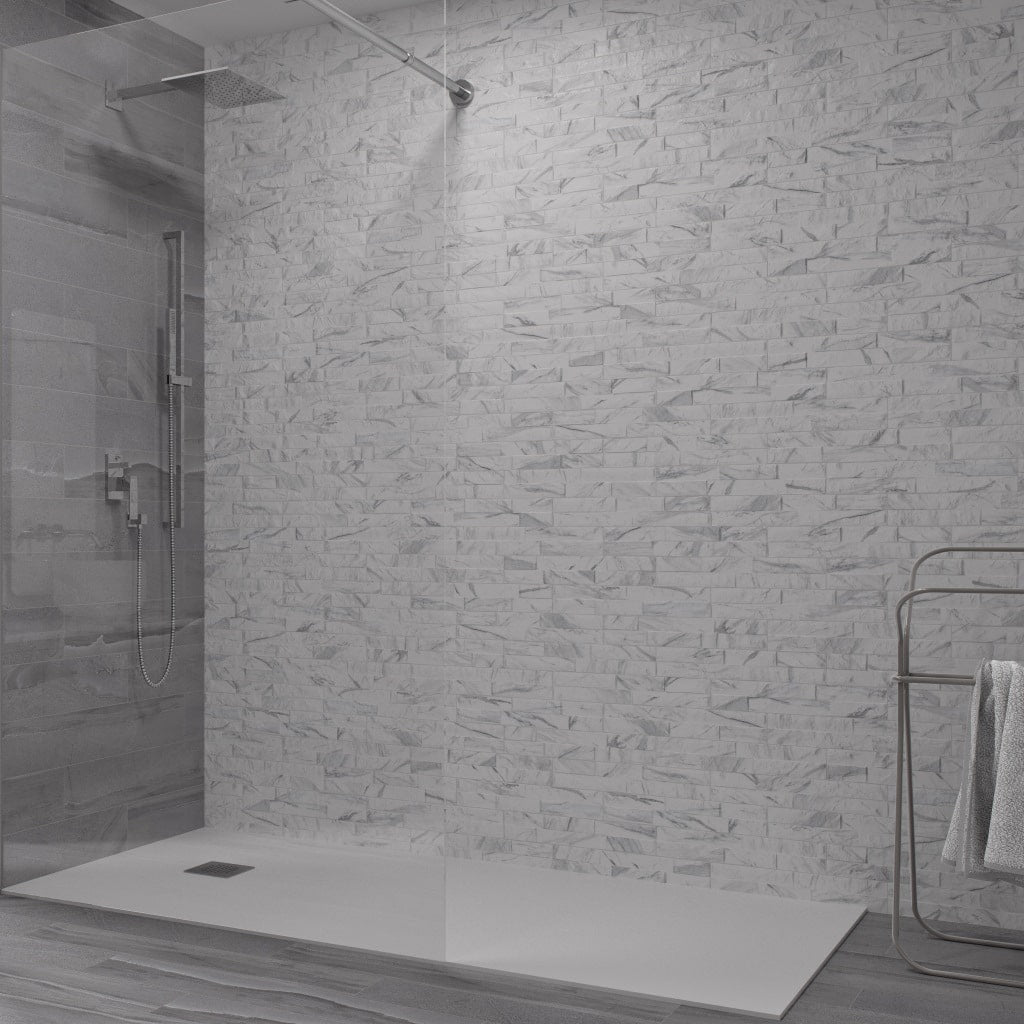 Dorset Porcelain White Marble Wall Tiles