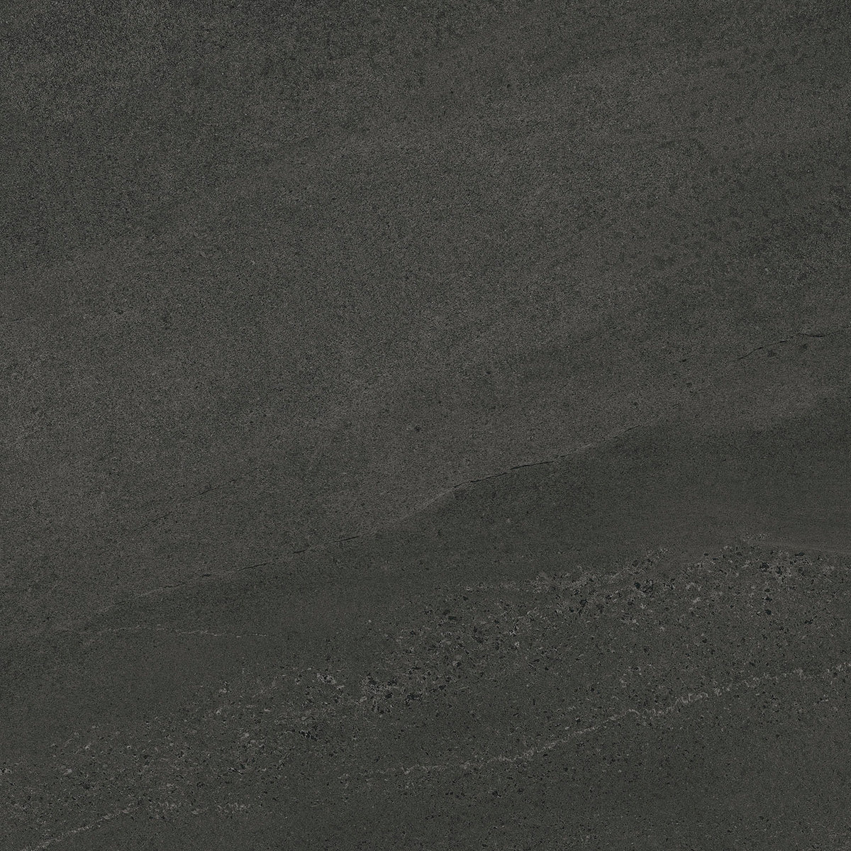 Dark charcoal gray stone or slate tile with subtle natural texture and tonal variation.