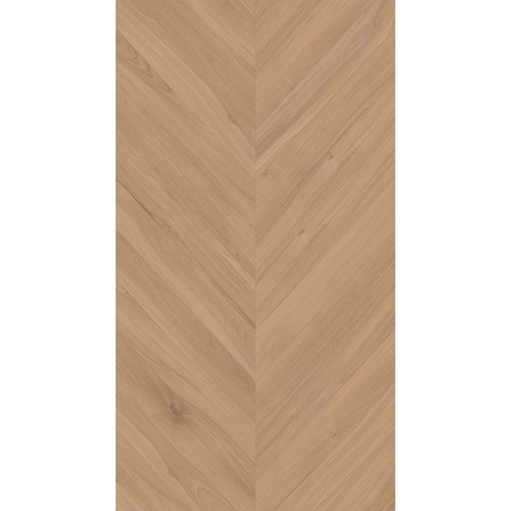 Ebony Honey Wood Effect Herringbone Tiles - Rectified