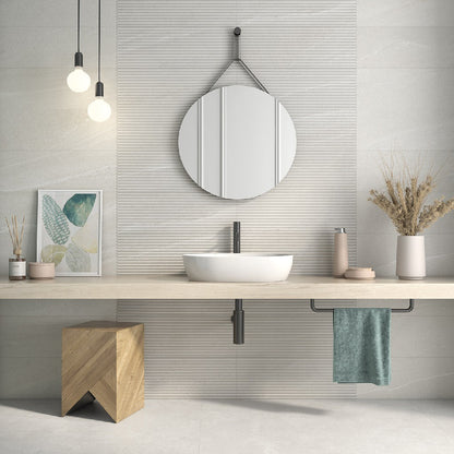 Eddystone White Decor Wall Tiles