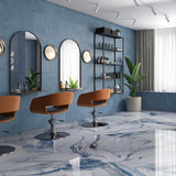 Cut Sample: Eleganza Light Blue Kitchen and Bathroom Tiles