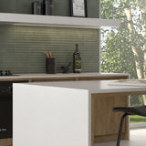 Sage ripple tiles