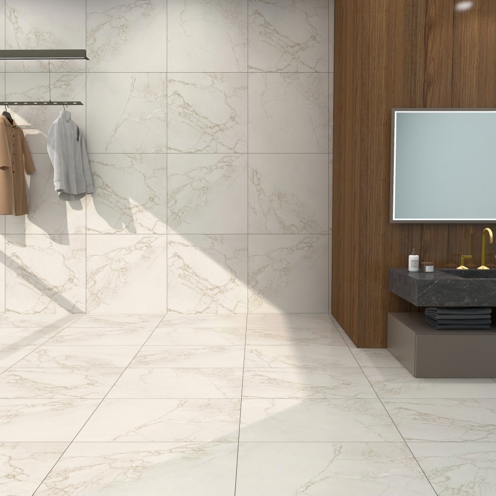 Eliza Ivory Marble Tiles