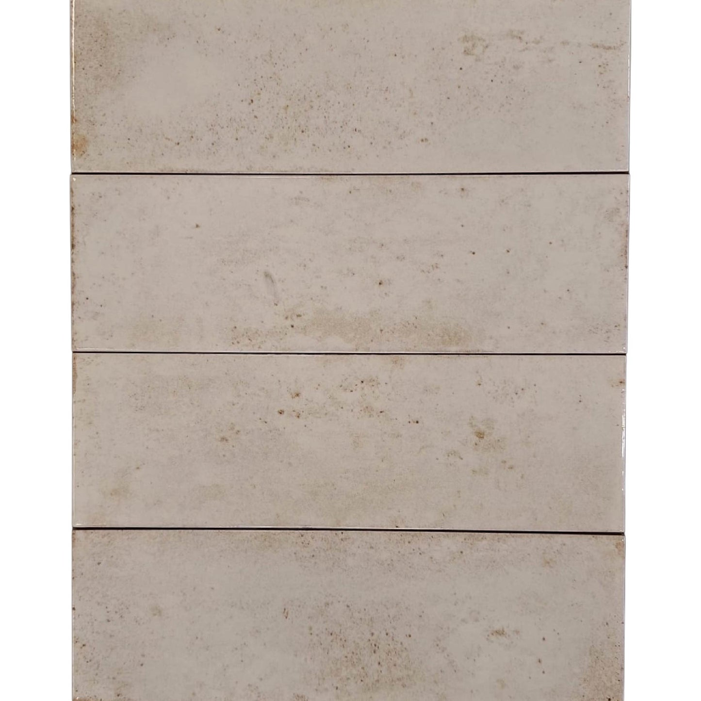 Cut Sample: Eros White Gloss Metro Wall Tiles