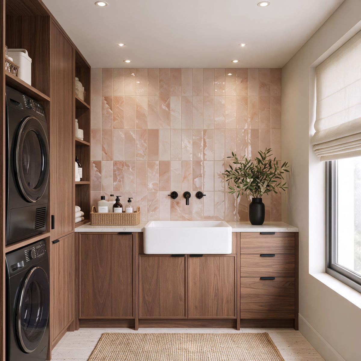 Onyx Pink Gloss Metro Wall Tiles
