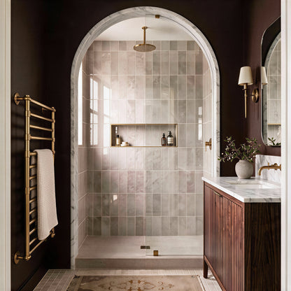 Onyx Smoke Gloss Metro Wall Tiles