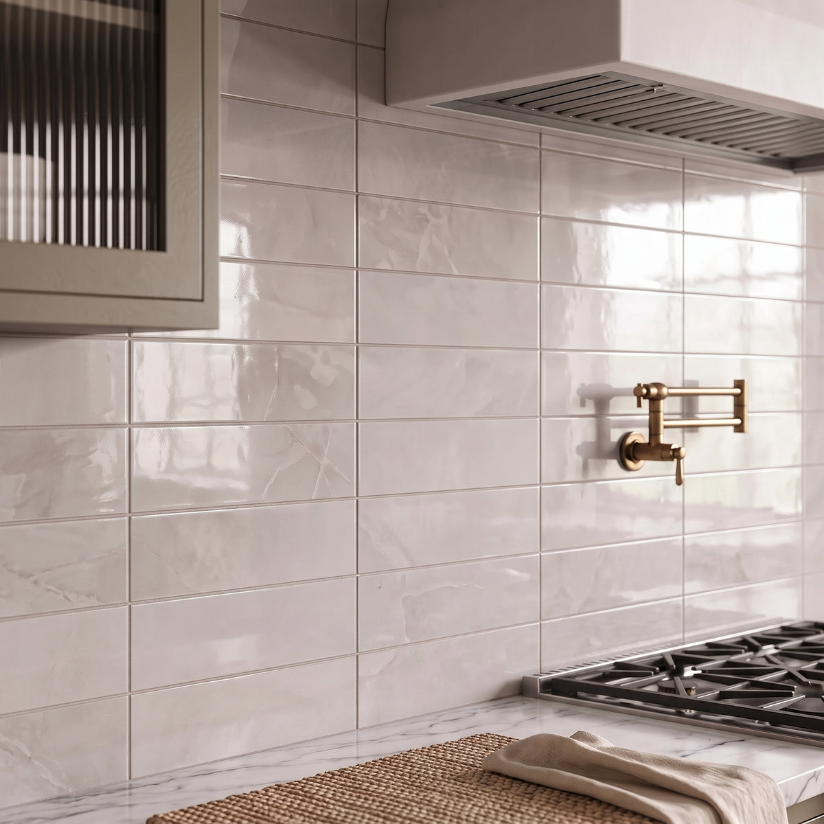 Onyx Smoke Gloss Metro Wall Tiles