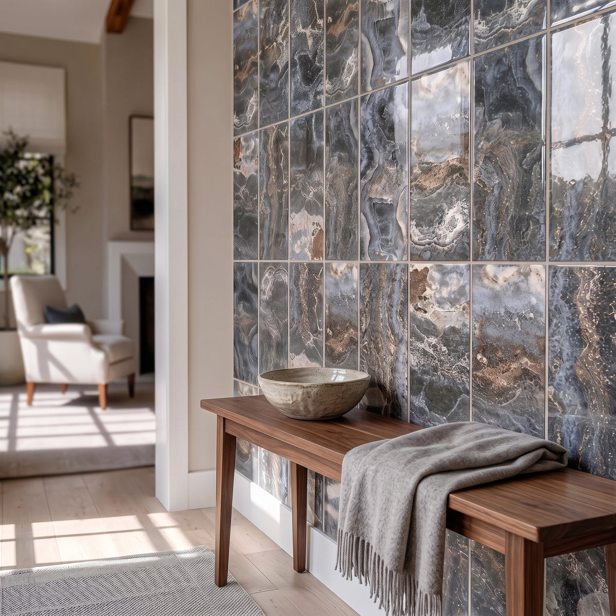 Onyx Lapsis Gloss Metro Wall Tiles