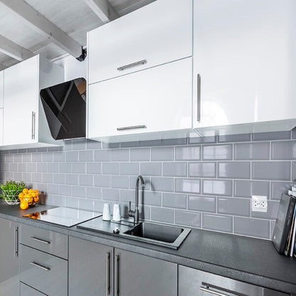Fabulous Mini Bevelled Tiles – Pizarra Grey Tiles