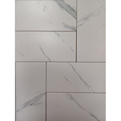 Flat Marble Subway Tiles - Matt