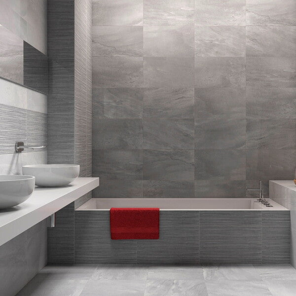 Fred Gloss Grey Wall Tiles