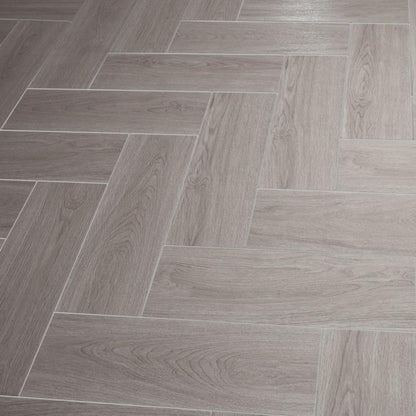 Fronda Dark Grey Ceramic Wood Tiles