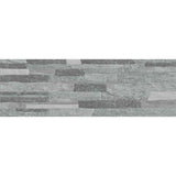Cut Sample: Mubi Grey Stone Effect Matt Wall Tiles