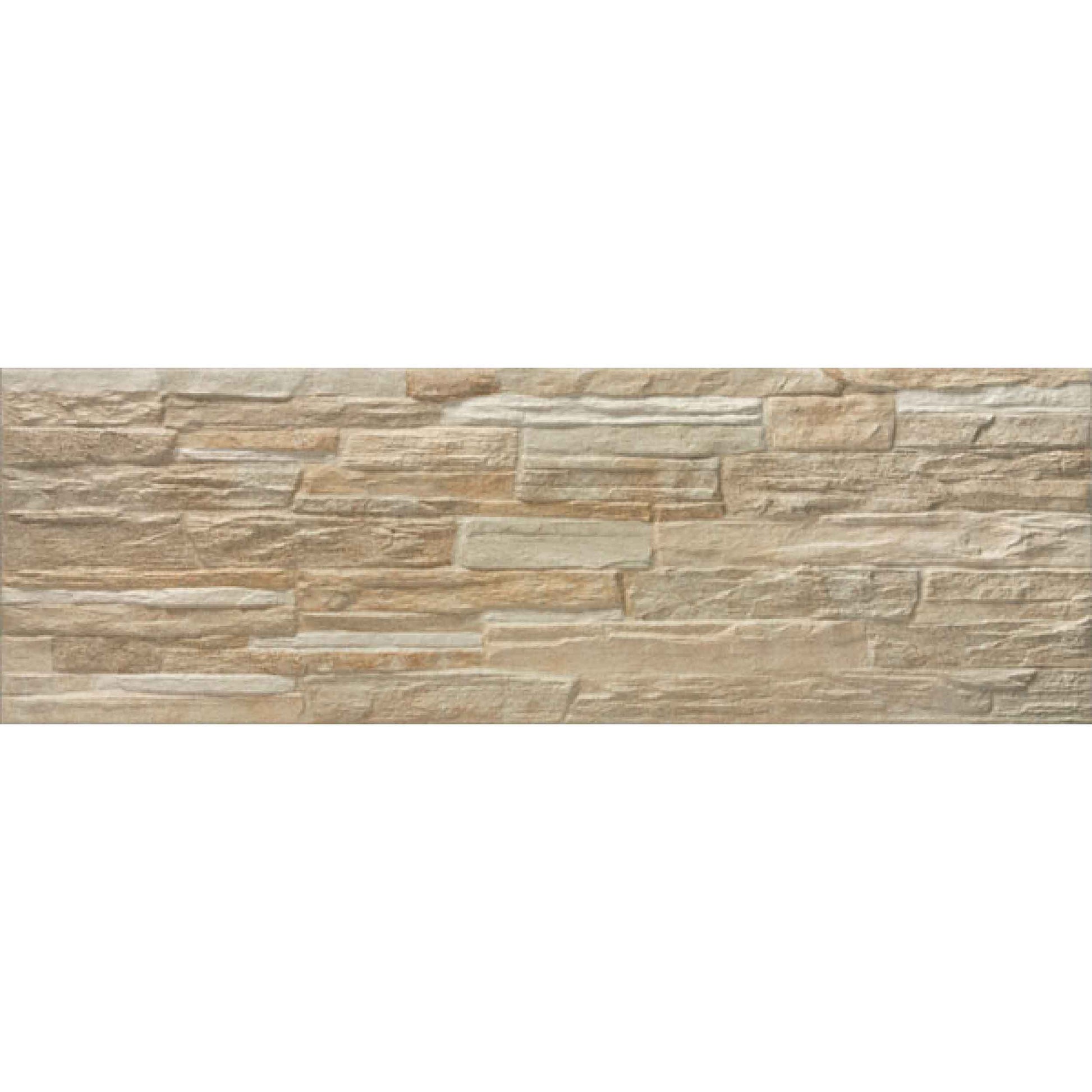 Mubi Beige Stone Effect Matt Wall Tiles