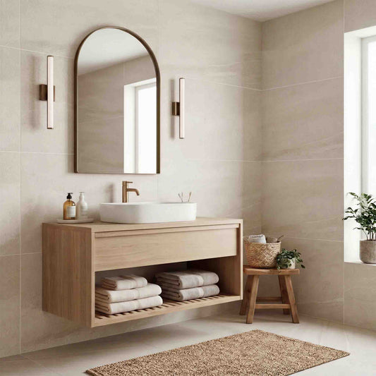 Eddystone Large White Stone Tiles