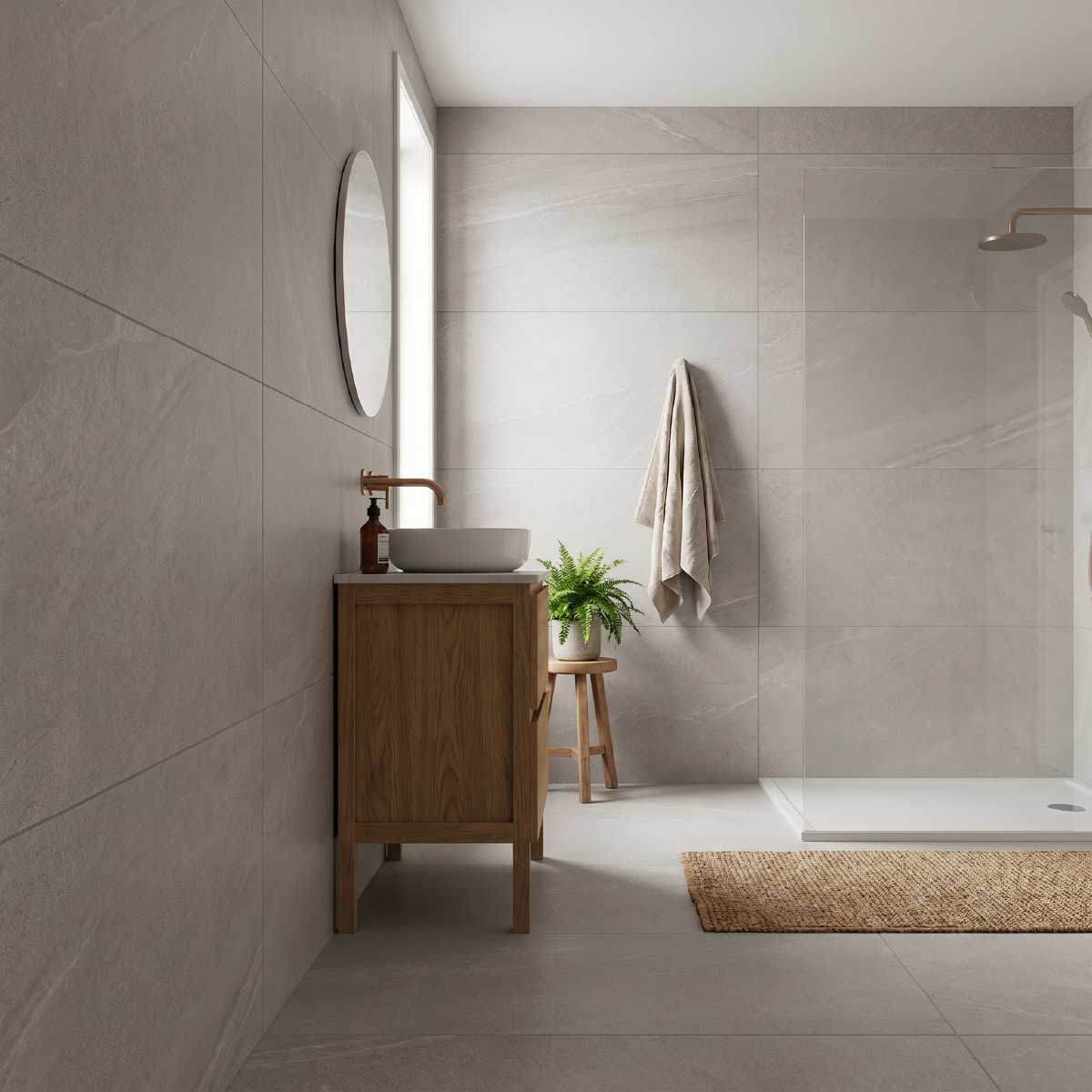 Eddystone Large Format Grey Tiles