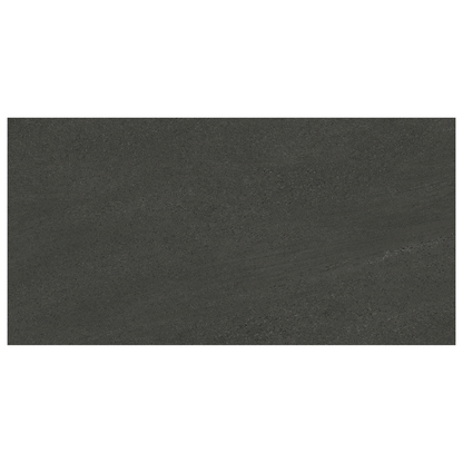 A rectangular dark charcoal gray textured tile or slab shown against a plain white background.