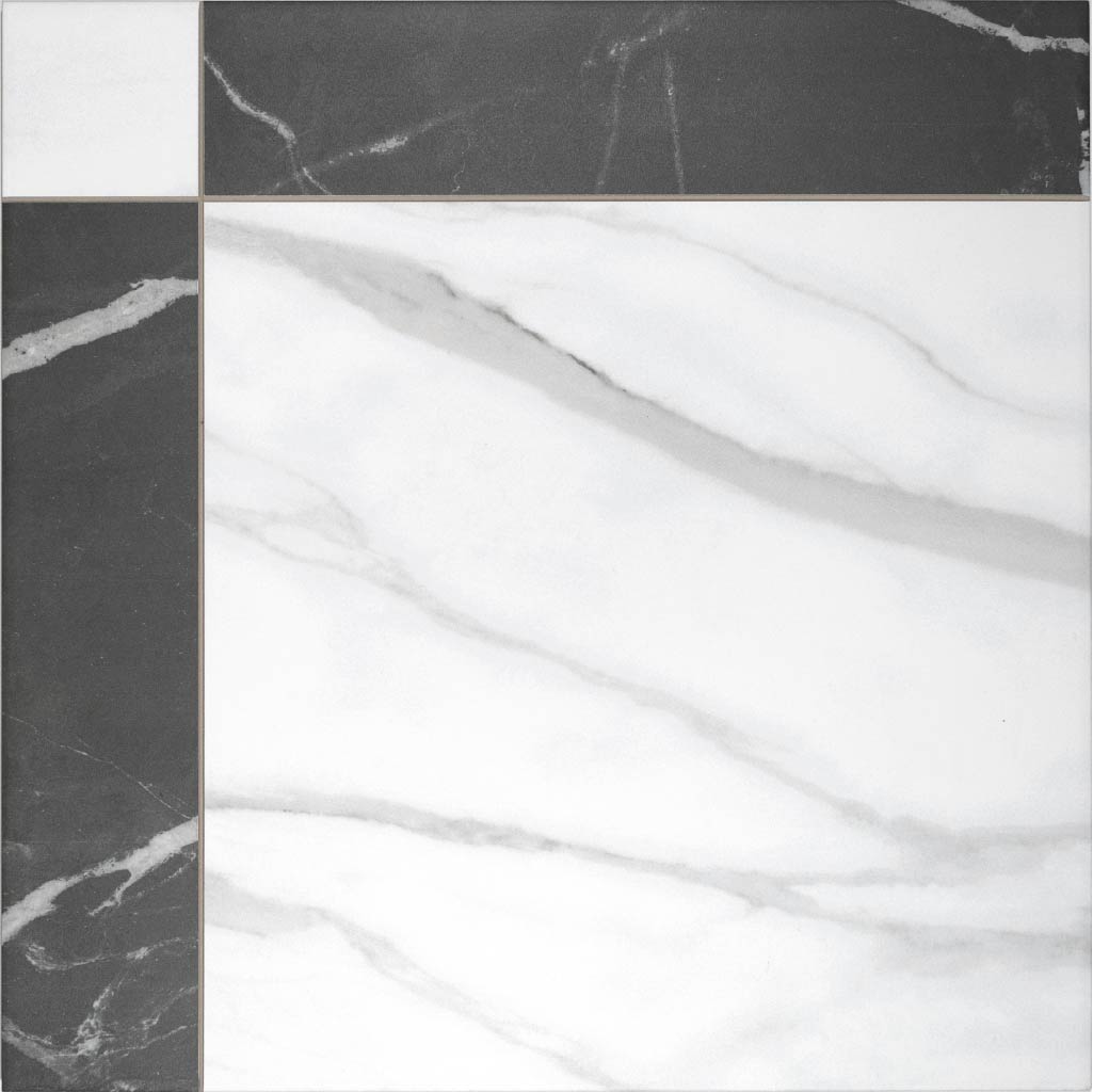 Grace Black Porcelain Matt Floor Tiles