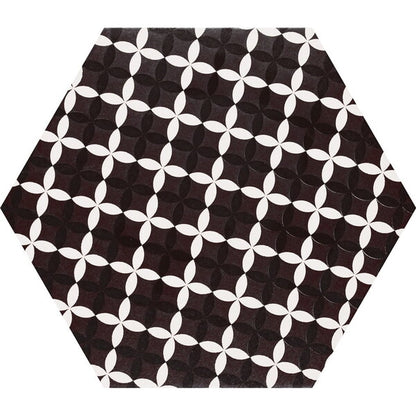Grazia Black and White Hexagon Tiles
