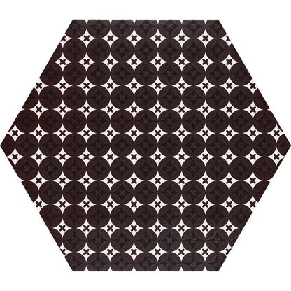 Grazia Black and White Hexagon Tiles