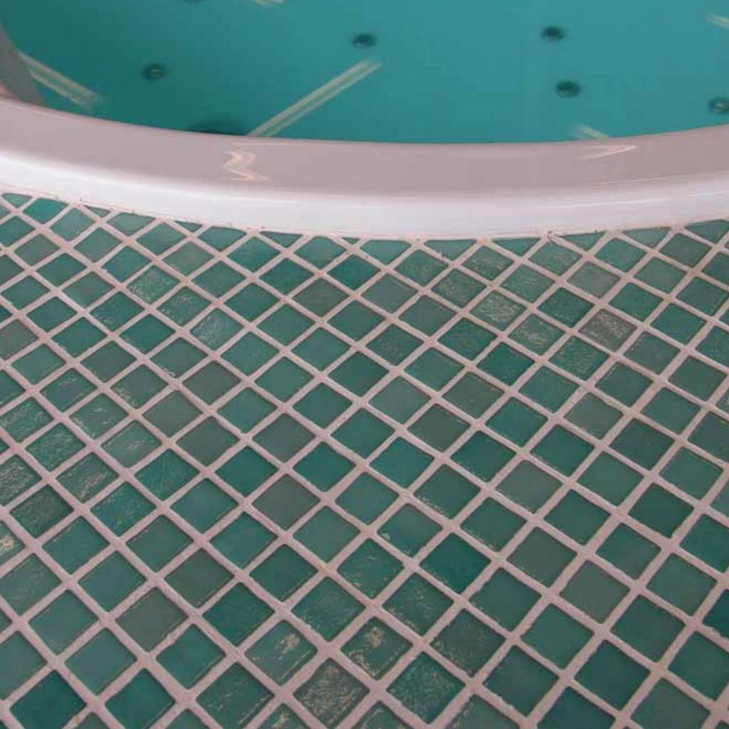 Green Mosaic Anti Slip Tiles – R11 Rated - Room Setting