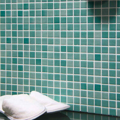 Green Mosaic Tiles