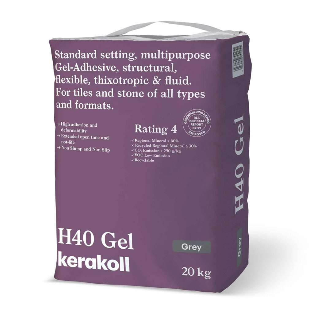 H40 Grey Gel Tile Adhesive
