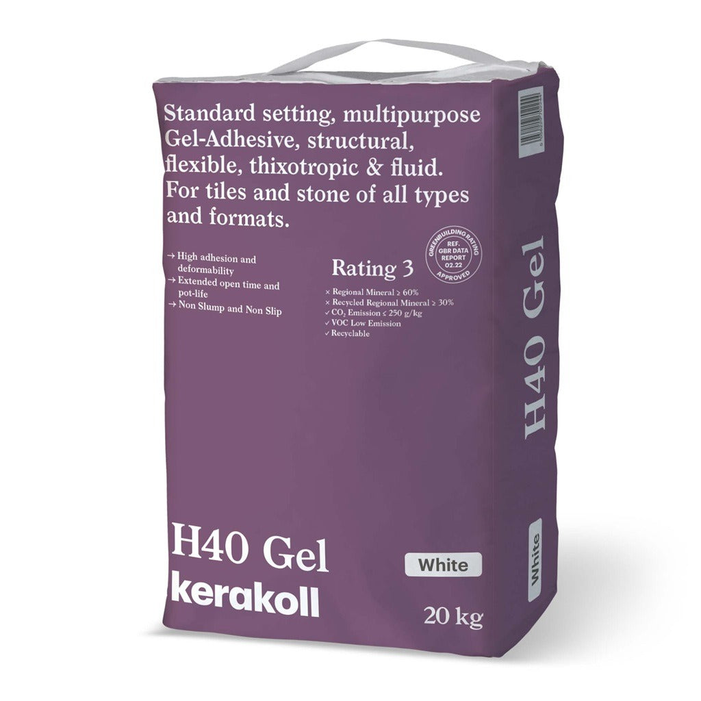 H40 White Gel Adhesive
