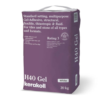 H40 White Gel Adhesive