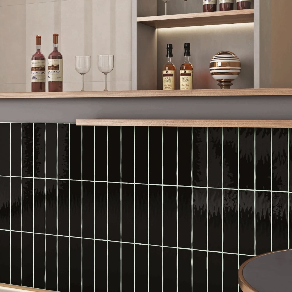 Handcraft Black Subway Tiles