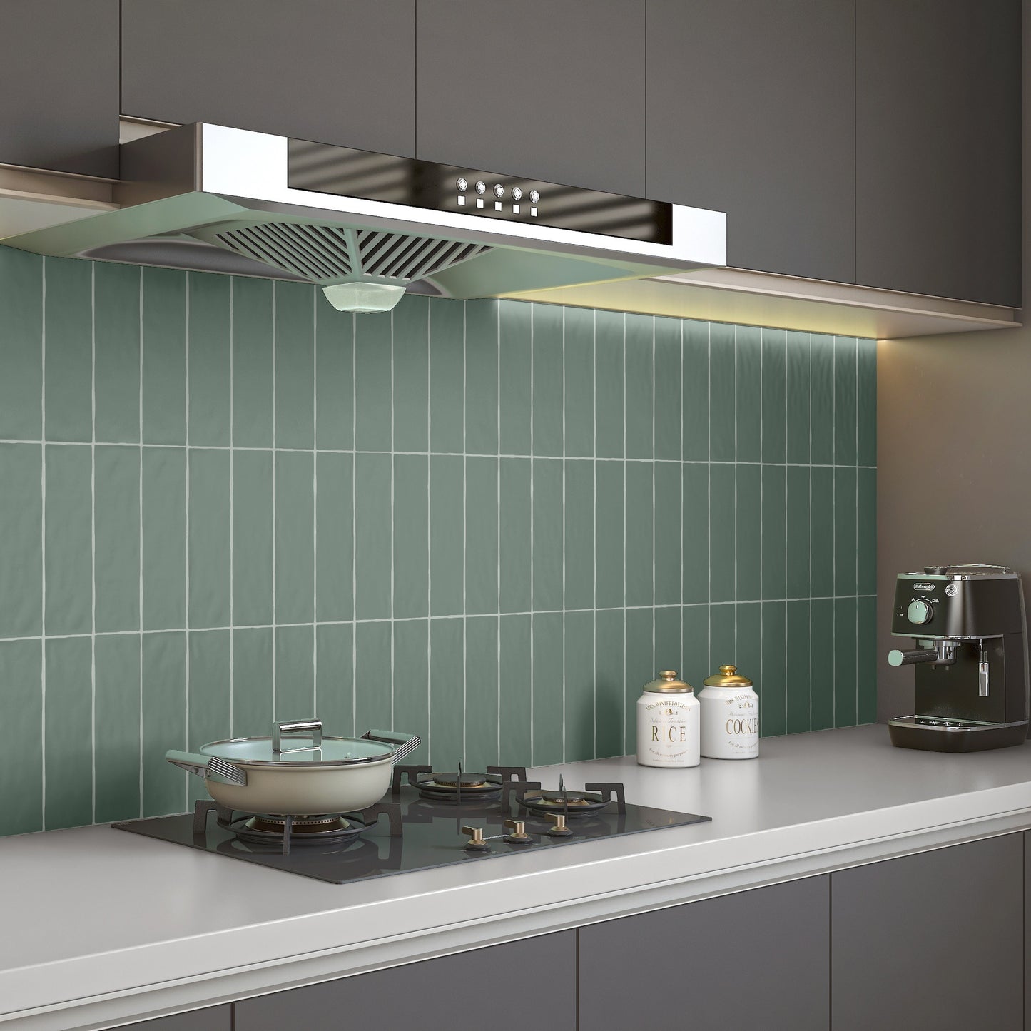 Handcraft Sage Metro Tiles - Matt
