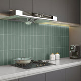 Cut Sample: Handcraft Sage Metro Tiles - Matt