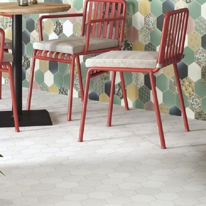 Hex White Hexagon Wall Tiles