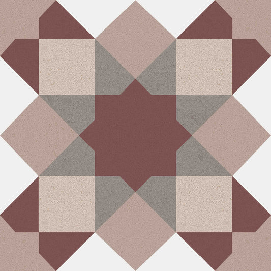 Hydra Pink Geometric Porcelain Wall & Floor Tiles – 20 x 20cm