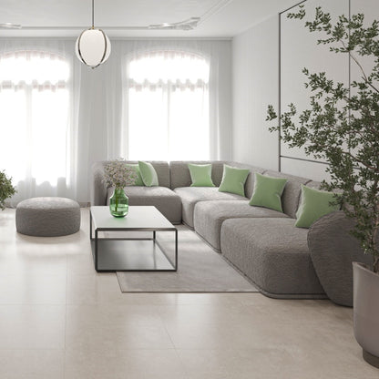 Jude Grey Concrete Porcelain Tiles – Matt, Rectified - Room Setting