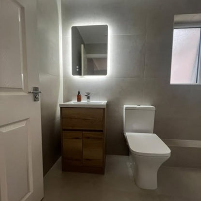 Jude Ivory Matt Tiles - Rectified