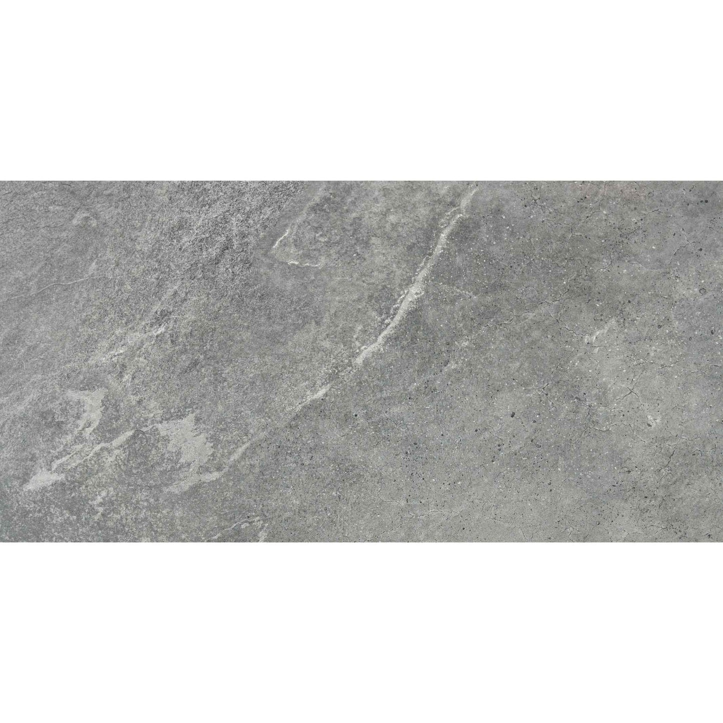 Cut Sample: Indic Grey Porcelain Wall and Floor Tiles