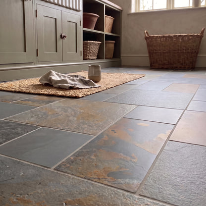 Copper Slate Porcelain Wall and Floor Tiles