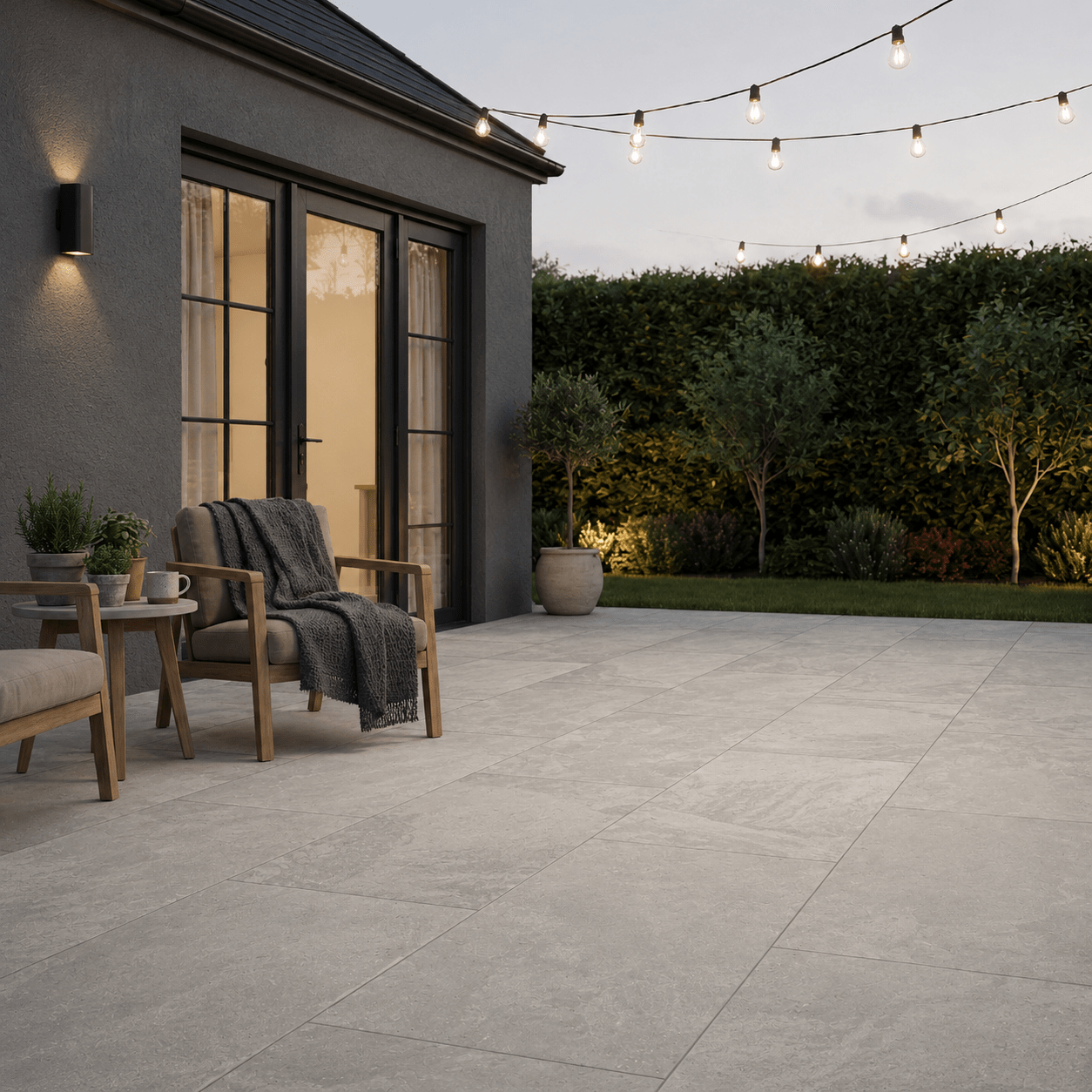 Kandla Grey Outdoor Porcelain Tiles