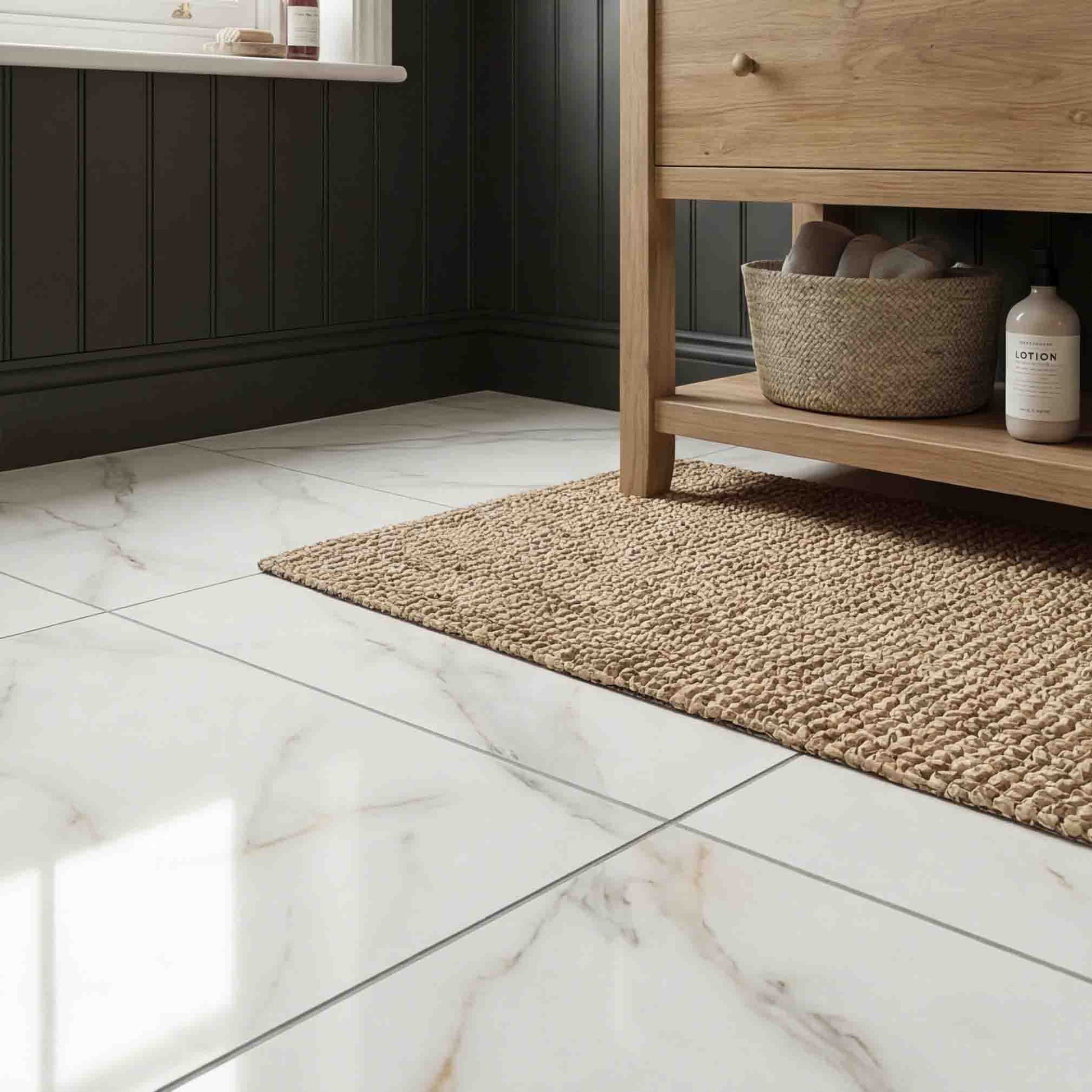 Marble Effect Tiles 600x600 ? Gloss, Porcelain, Rectified