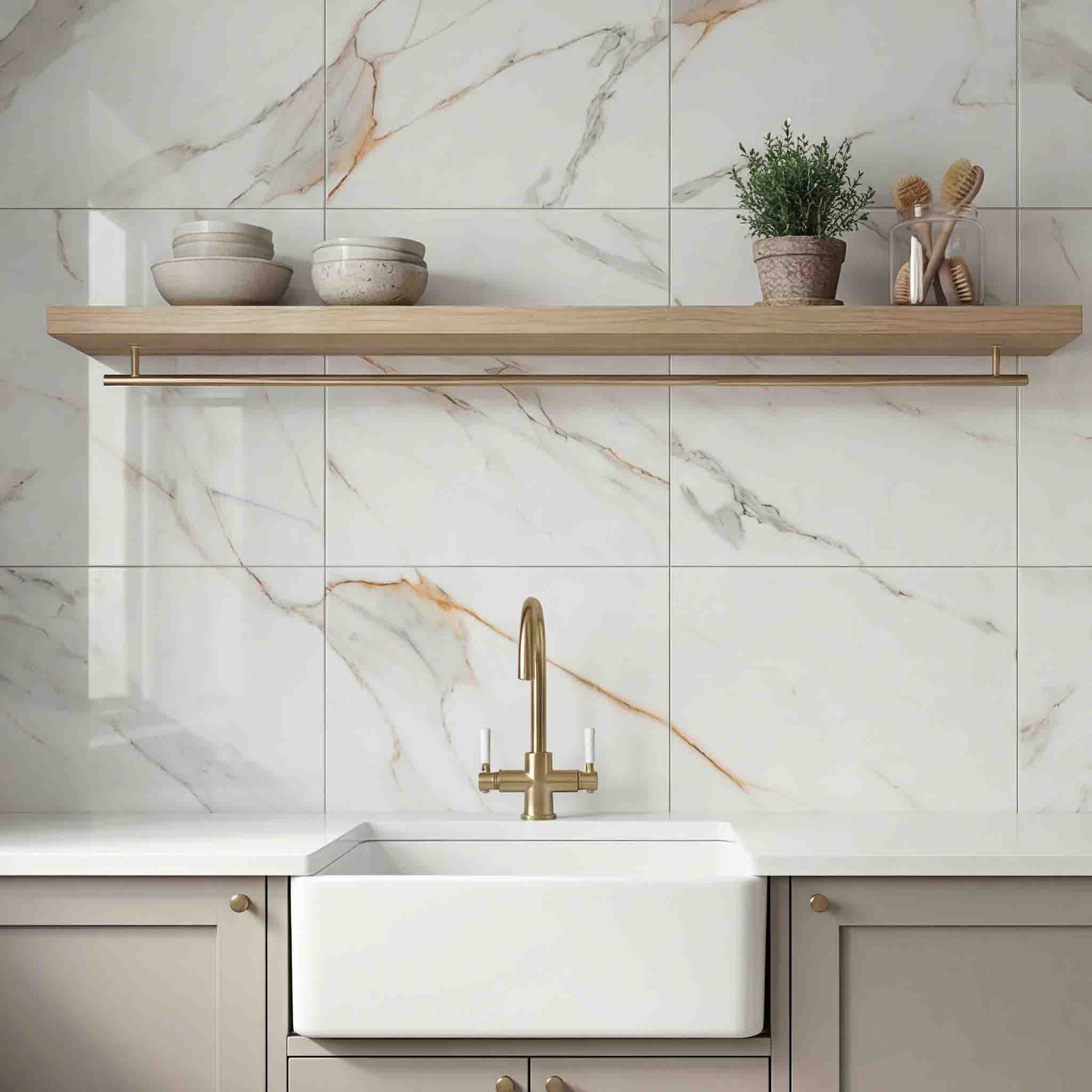 Marble Effect Tiles 600x600 ? Gloss, Porcelain, Rectified