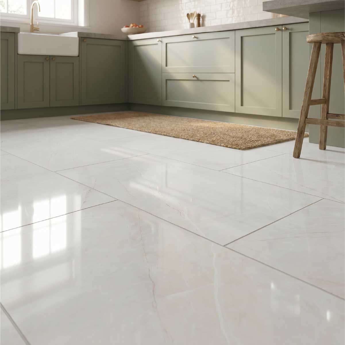 Scambio White 1200 x 600 Tiles