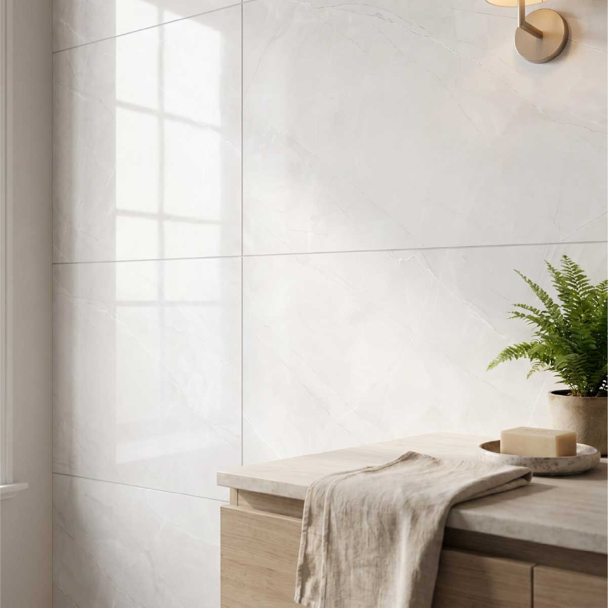 Scambio White 1200 x 600 Tiles