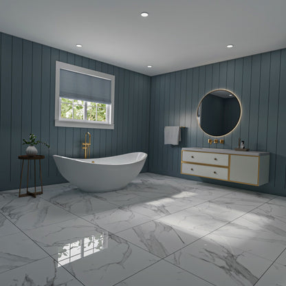 Miami White Marble Floor Tiles