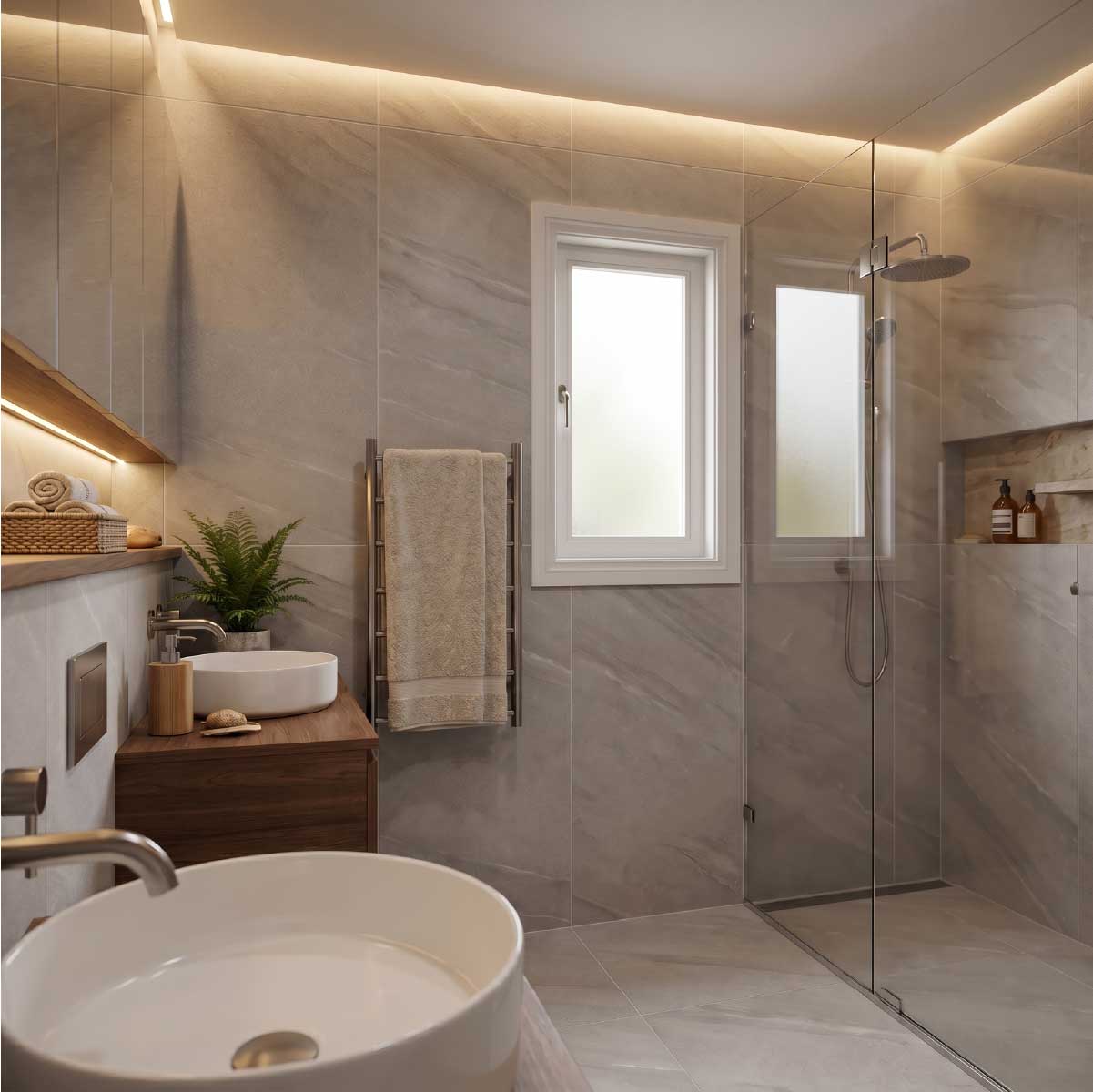 Sea Sand Grey Porcelain Floor Tiles